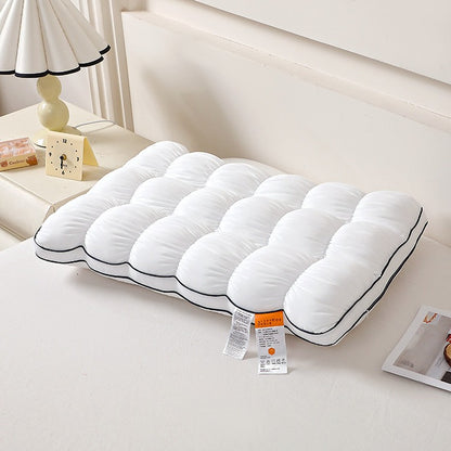 Soft Quilted Puff Grid Design Pillow