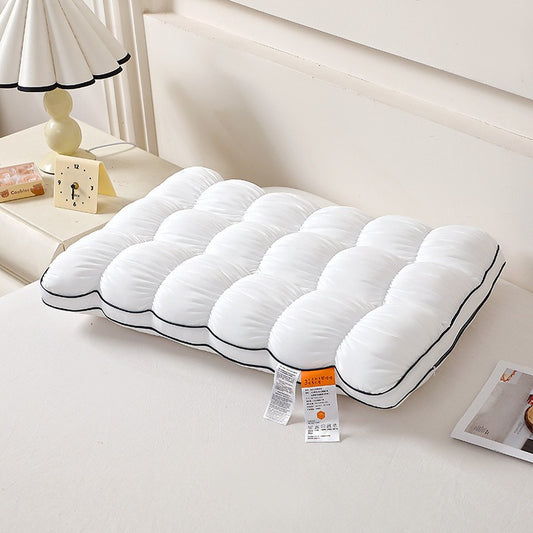 Soft Quilted Puff Grid Design Pillow