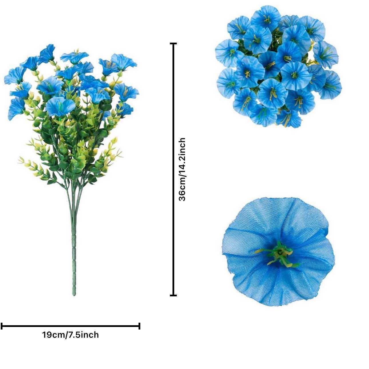 Fake Silk Colorful Morning Glory