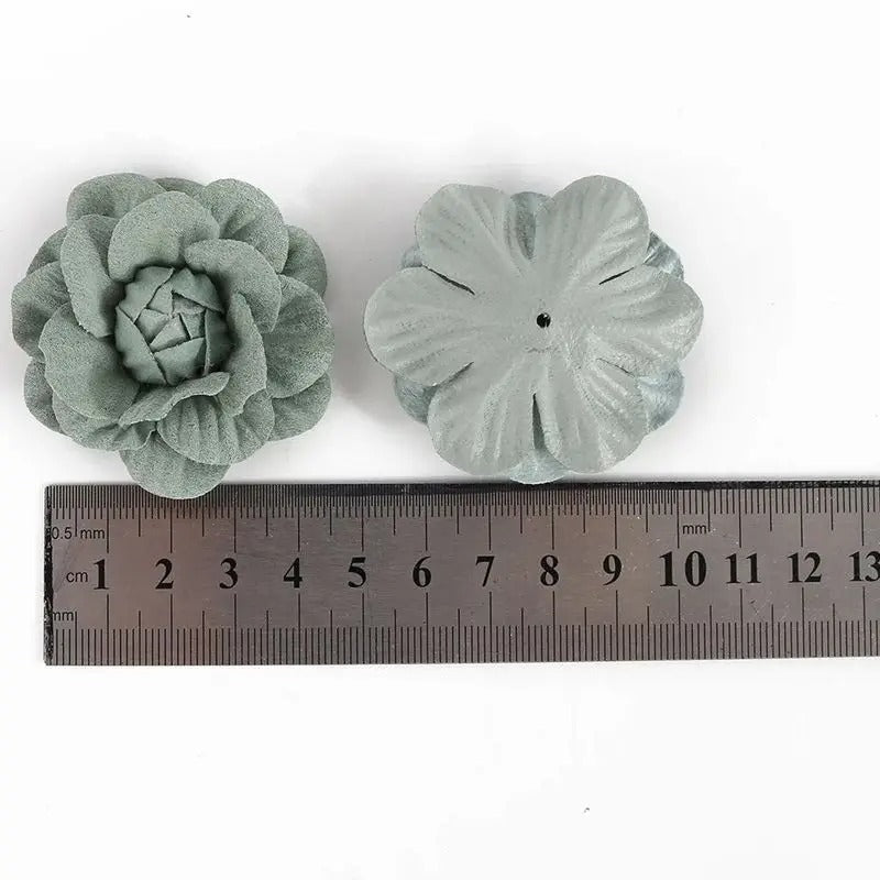 5/10Pcs Artificial Eco-friendly Flower Home Living Room Party Decor Wedding Garland Decorations DIY Hair Corsage Accessories