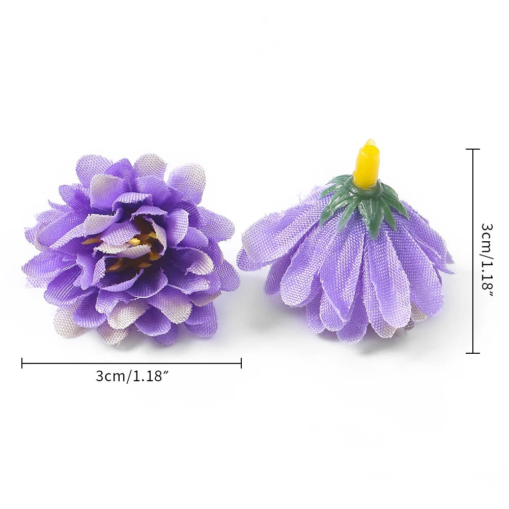 10/20/50Pcs Mini Artificial Rose Silk Flower Heads Simulated Flower Home Room Decoration Wedding Decoration DIY Wreath Accessory