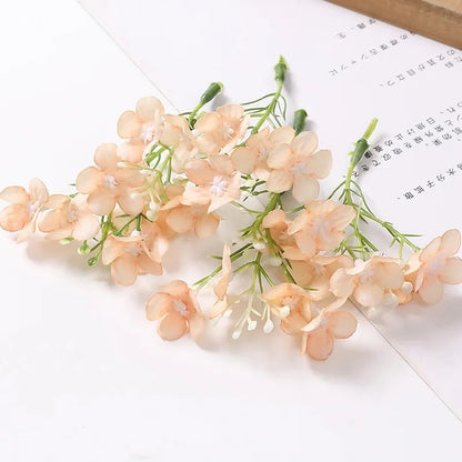 10/20/30PCs Silk Daisy Artificial Flowers Head 5 Forks Fake Flowers For Home Wedding Decoration DIY Vases Gifts Accessories