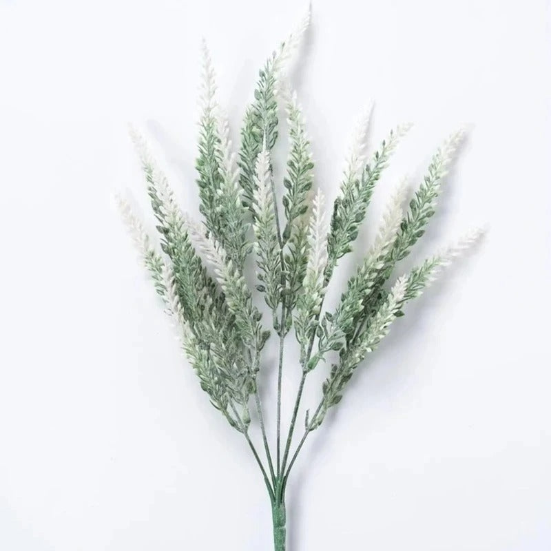 35cm Purple Plastic Artificial Lavender Fake Plant for Wedding Home Room Garden Decorations Bridal Bouquet Photography Props