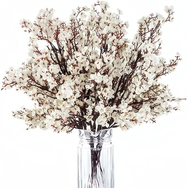 50CM Artificial Cherry Blossoms Flower Fake Silk Plant Decoration Wedding Party Decoration Bouquet Real Touch DIY Home Garden