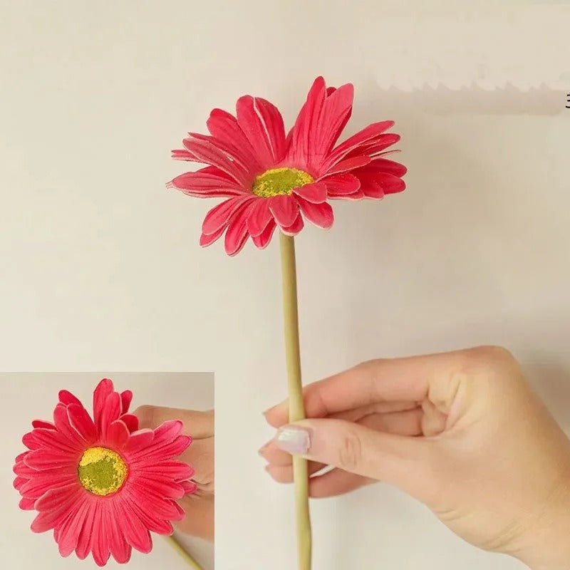 1/3pcs Daisy Flower Artificial Flowers Bouquet for Indoor Room Home Vase Decor Fake Flowers Garden Wedding Decoration Outdoor