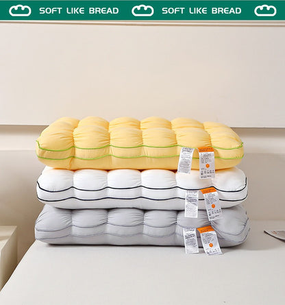 Soft Quilted Puff Grid Design Pillow