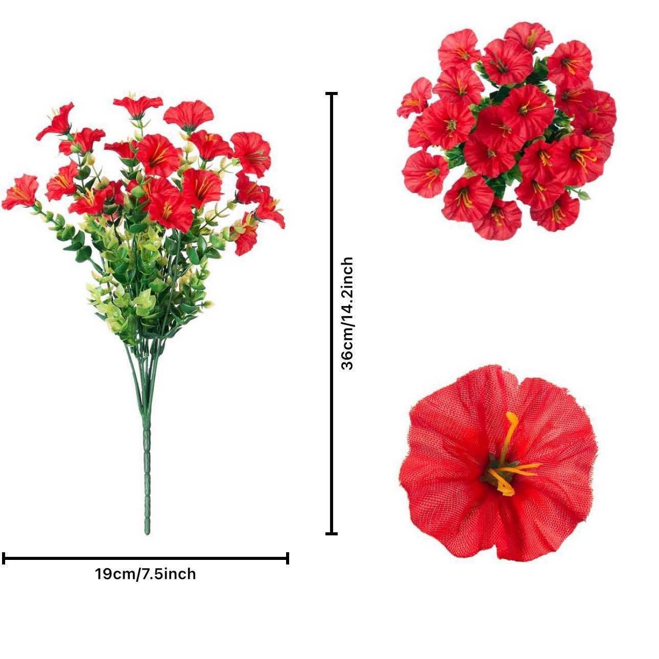 Fake Silk Colorful Morning Glory